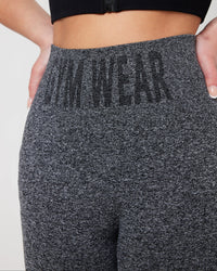 SnuggzFit Sculpt High-Waisted Leggings - Grey Marl (Various Sizes) - liquidation.store