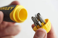 Thumbnail for STANLEY 0 - 68 - 010 Multibit Ratchet Screwdriver + 10 Bits - liquidation.store