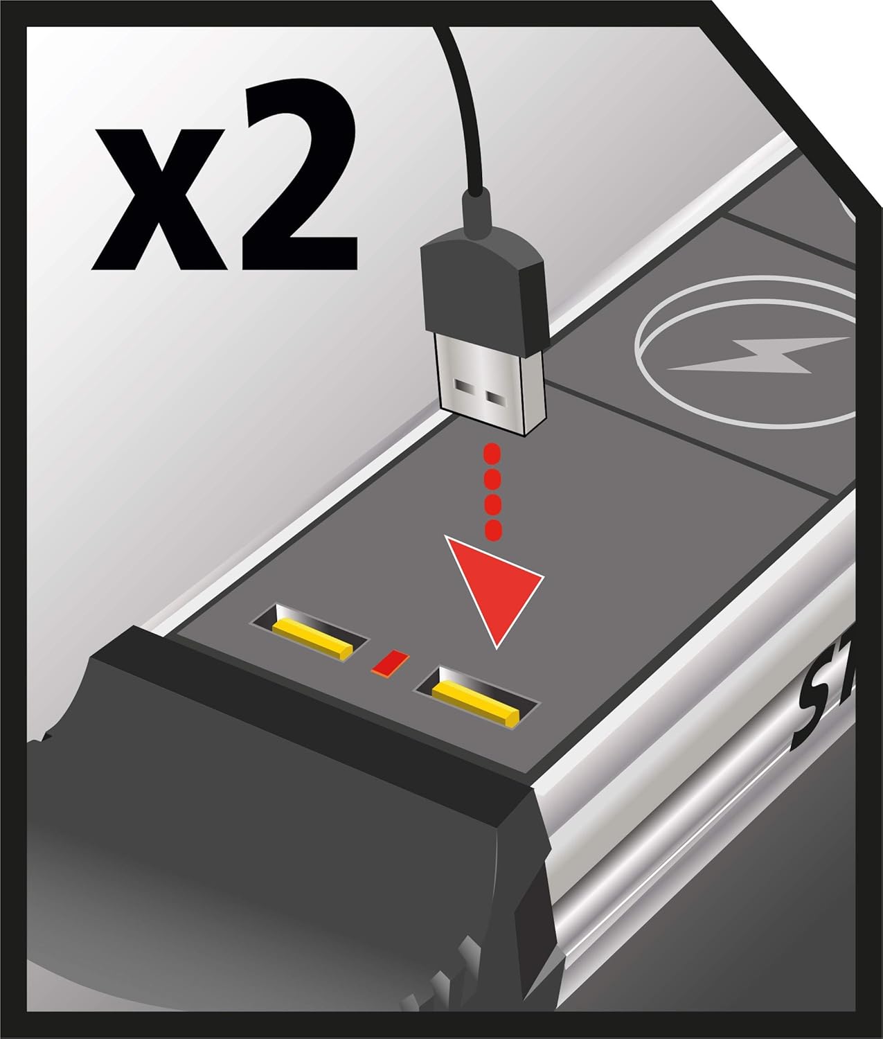 Stanley Extension Cord - 5M 4 - Gang & 2USB - liquidation.store