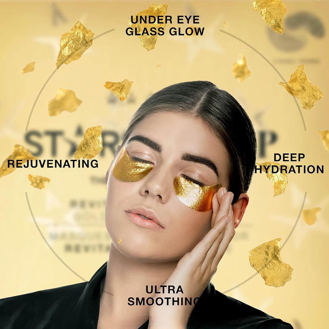 Starskin Luxury Gold Foil Revitalizing Eye Masks x 5 - liquidation.store