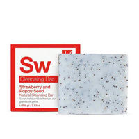 Strawberry & Poppy Seed Cleansing Bar 100g - liquidation.store