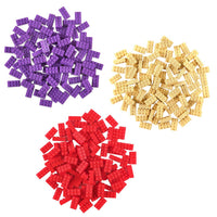 Thumbnail for Strictly Briks Classic 2x4in Brick Bundle – 288 Pieces (Sand, Purple & Red) - liquidation.store
