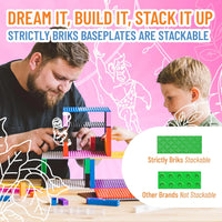 Thumbnail for Strictly Briks Starter Kit - 672 Pieces & 3 Baseplates