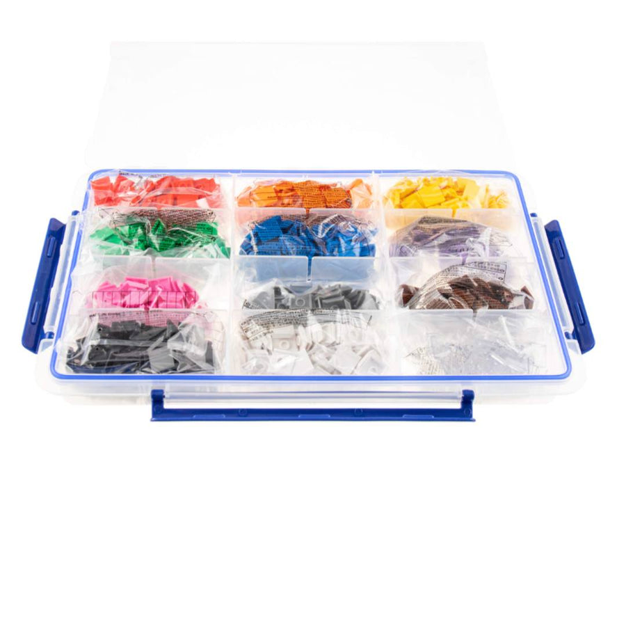 Strictly Briks Classic Bricks - 1216 Pieces, 12 Colours, 2x2 Pixels - liquidation.store