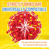 Thumbnail for Strictly Briks Classic Building Bricks 96 Piece 2x4in - Red - liquidation.store