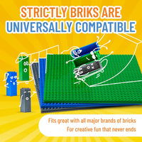 Thumbnail for Strictly Briks Stackable Baseplates - 6 Base Plates & 50 Stackers, 15x15cm - liquidation.store