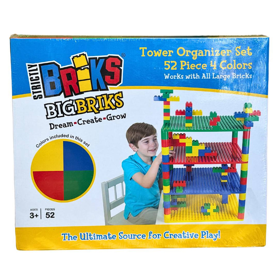 Strictly Briks Tower Organiser Set includes 48 Round Stackers - liquidation.store
