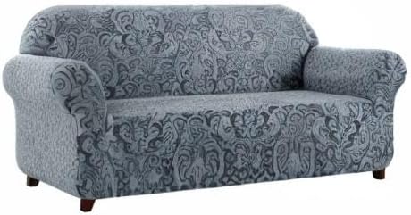 Subrtex 1 - piece Elastic Sofa Cover - Grey Green Floral - liquidation.store