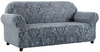 Thumbnail for Subrtex 1 - piece Elastic Sofa Cover - Grey Green Floral - liquidation.store