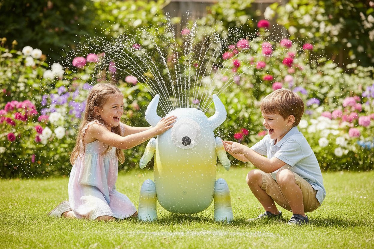 Sunnylife - Inflatable Monty The Monster Sprinkler - liquidation.store