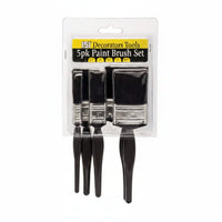 SYNTHETIC Paint Brushes - 5PK (Various Sizes) - liquidation.store