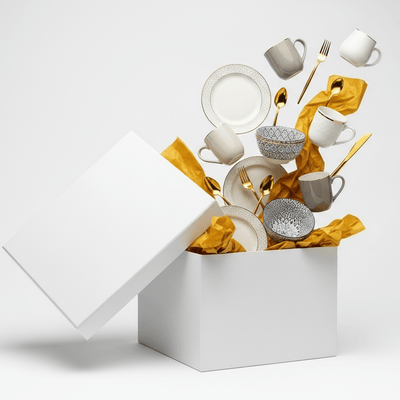 Tableware & Kitchenware Mystery Box - plates, bowls, mugs & more - liquidation.store