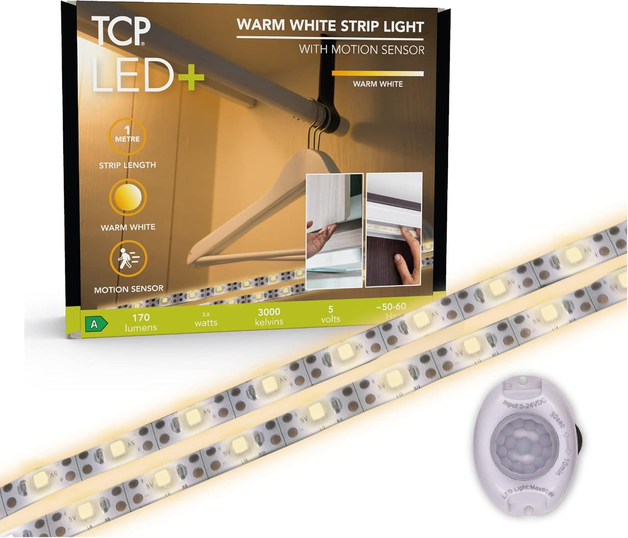 TCP LED Plus Strip Light - Warm White - liquidation.store