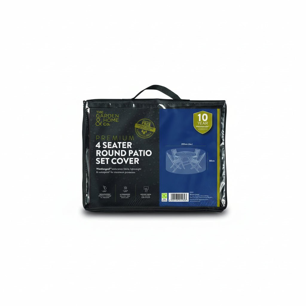 The Garden & Home Co 4 Seater Round Patio Set Cover - liquidation.store