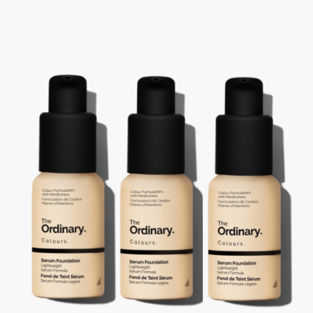 The Ordinary Coverage Foundation 3 pack 1.2YG 30ml SPF15 - liquidation.store