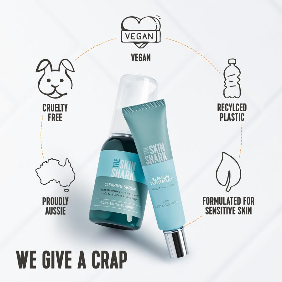 The Skin Shark Blemish Control Duo (2 x Topical Skin Support Treatments) - liquidation.store