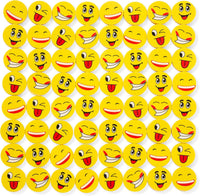 The Twiddlers - 100 Novelty Funny Face Rubber Erasers for Kids & School - liquidation.store