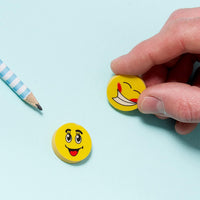 The Twiddlers - 100 Novelty Funny Face Rubber Erasers for Kids & School - liquidation.store