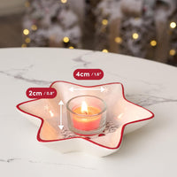 THE TWIDDLERS - 12 Christmas Tealights Candle - 4 Red, 4 Dark Green, 4 White - 4 - 6 Hours Burn - liquidation.store