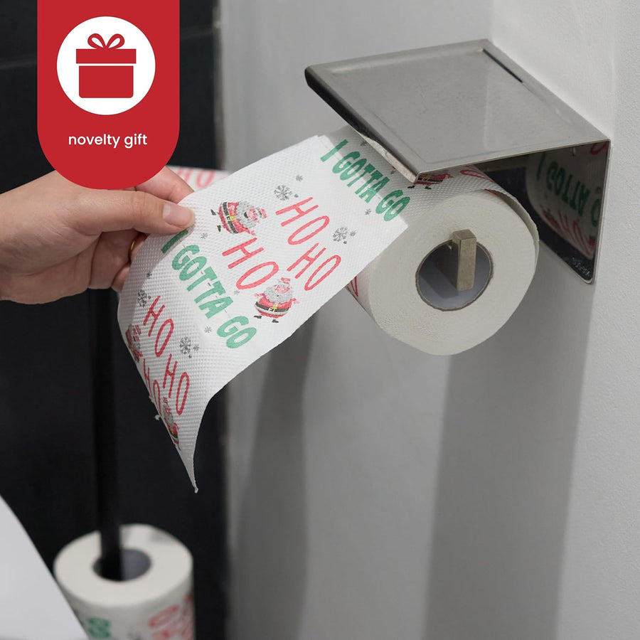 THE TWIDDLERS 5 Christmas Santa Toilet Rolls - 3 - Ply Soft - liquidation.store