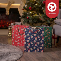 THE TWIDDLERS - 6 Christmas Gift Bags, Assorted Designs (32cm) - liquidation.store