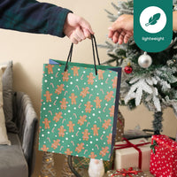 THE TWIDDLERS - 6 Christmas Gift Bags, Assorted Designs (32cm) - liquidation.store
