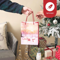 THE TWIDDLERS 6 Gift Bags for Christmas with Handles - 24cm x 18cm - liquidation.store