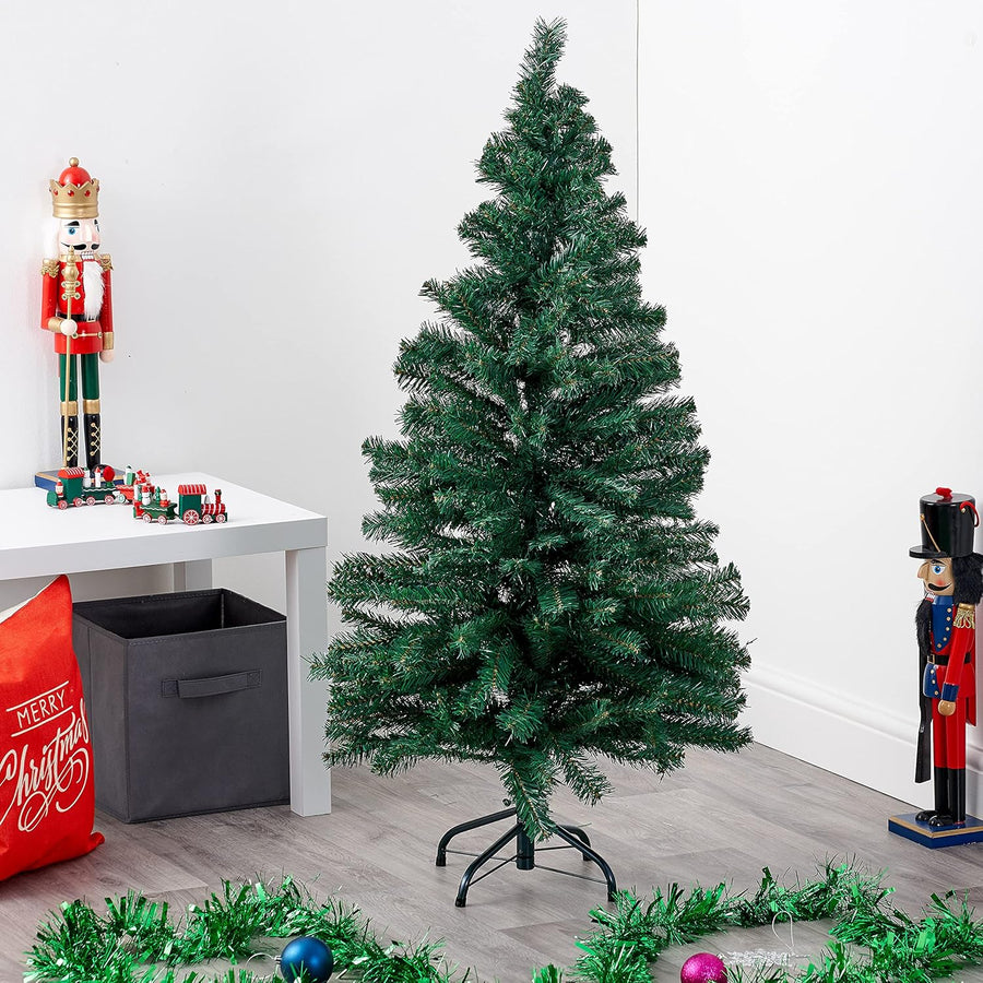 THE TWIDDLERS - 6ft / 1.8m Green Christmas Tree - Strong Metal Stand, 600 Tips - liquidation.store