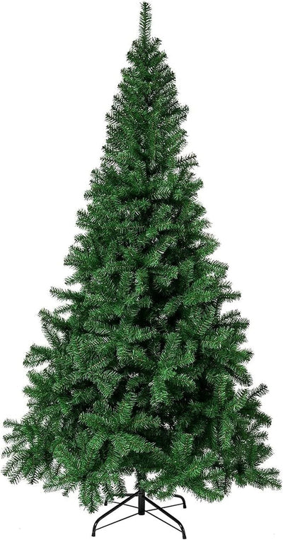 THE TWIDDLERS - 6ft / 1.8m Green Christmas Tree - Strong Metal Stand, 600 Tips - liquidation.store