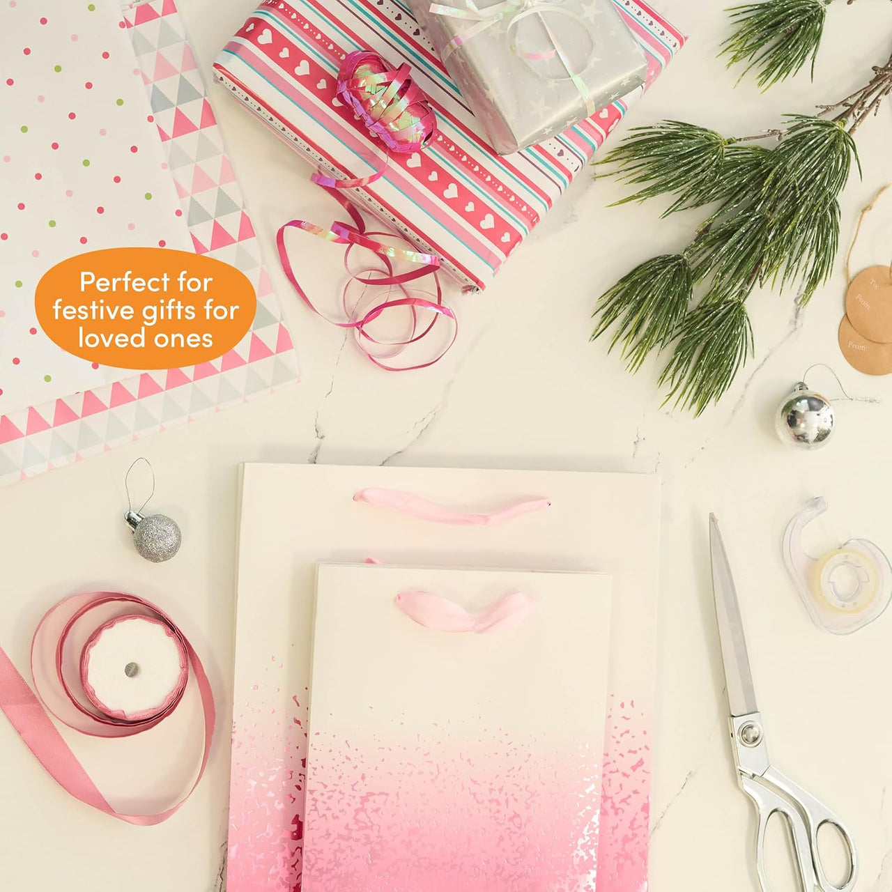 THE TWIDDLERS - 8 Colourful Gift Bags (Assorted Colours & Sizes) - liquidation.store