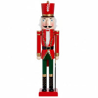 THE TWIDDLERS - Giant Christmas Nutcracker Soldier Decoration, 120cm/4ft - liquidation.store