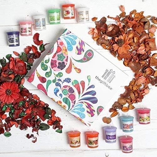 TheGiftbox Scented Candles Jellykiss Scent - 12 Votive Candles - liquidation.store
