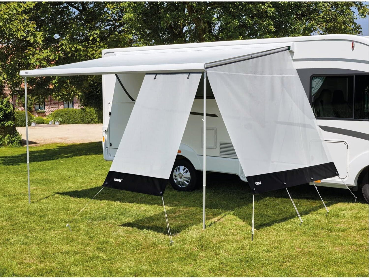 Thule Sun Blocker G2 Side Panel Caravan Awning 2.5 metre Omnistor 9200 - liquidation.store