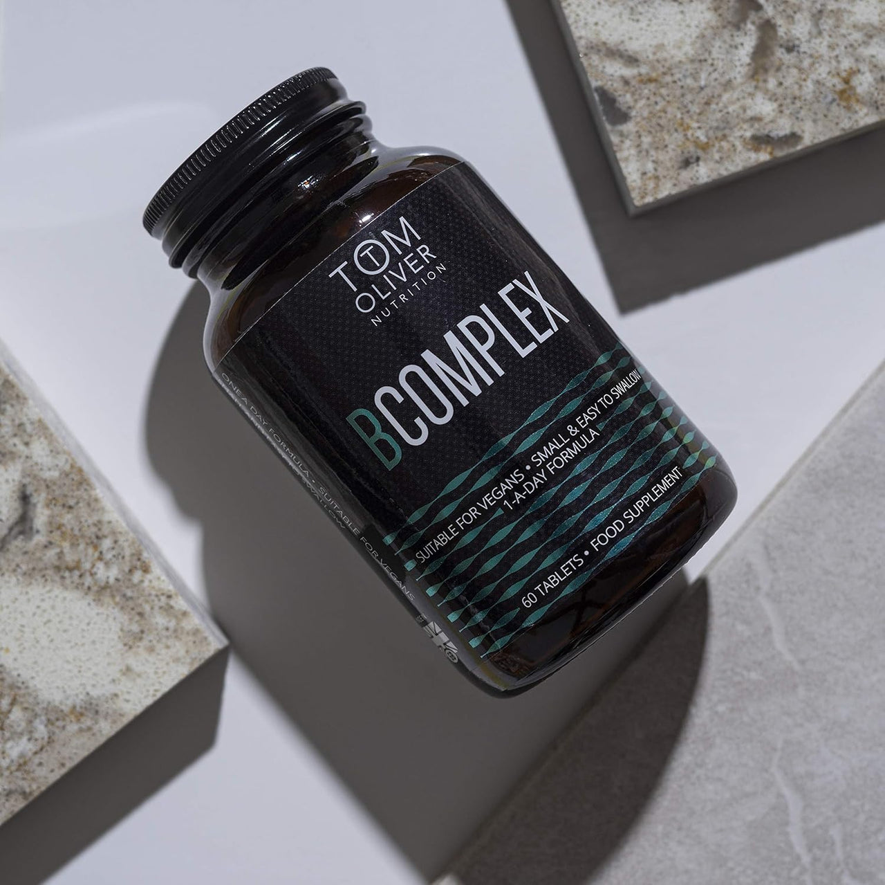 Tom Oliver Nutrition Vitamin B Complex for Energy, Nervous & Hormone Support - 60 Count - liquidation.store