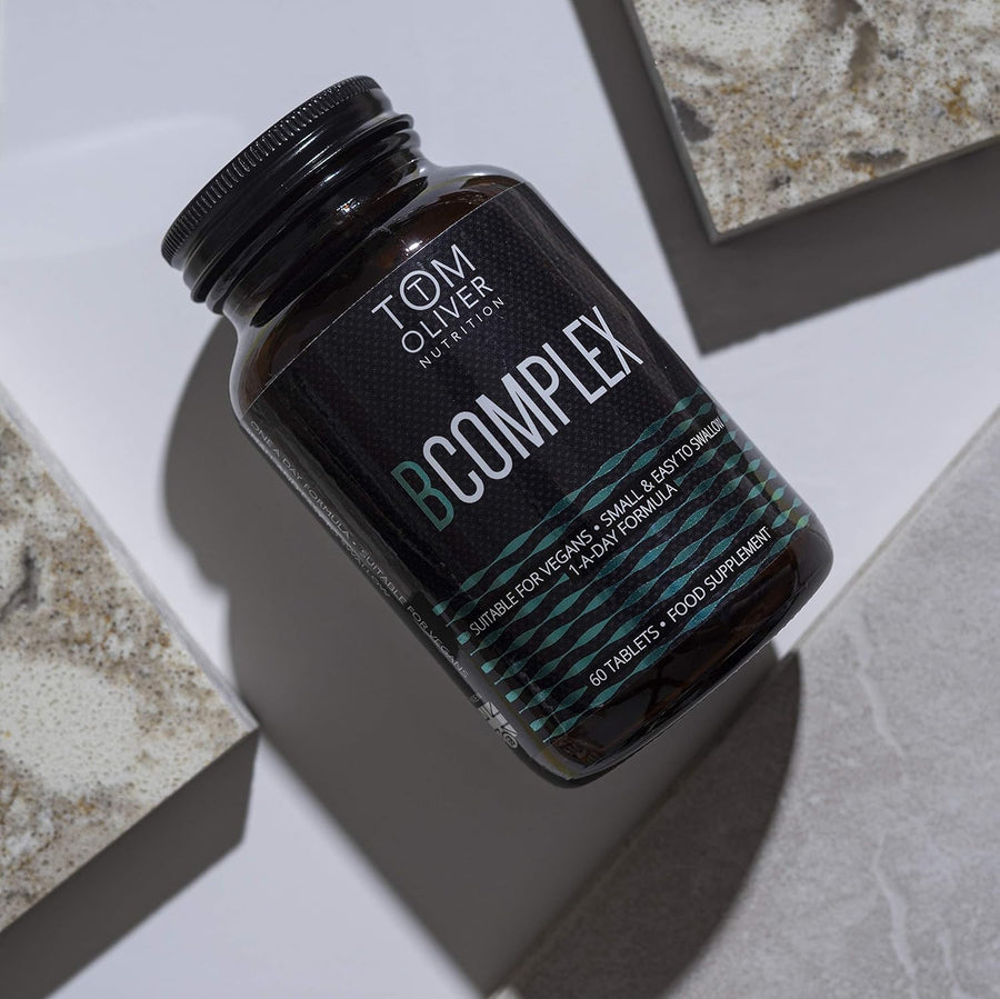 Tom Oliver Nutrition Vitamin B Complex for Energy, Nervous & Hormone Support - 60 Count - liquidation.store