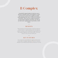 Thumbnail for Tom Oliver Nutrition Vitamin B Complex for Energy, Nervous & Hormone Support - 60 Count - liquidation.store