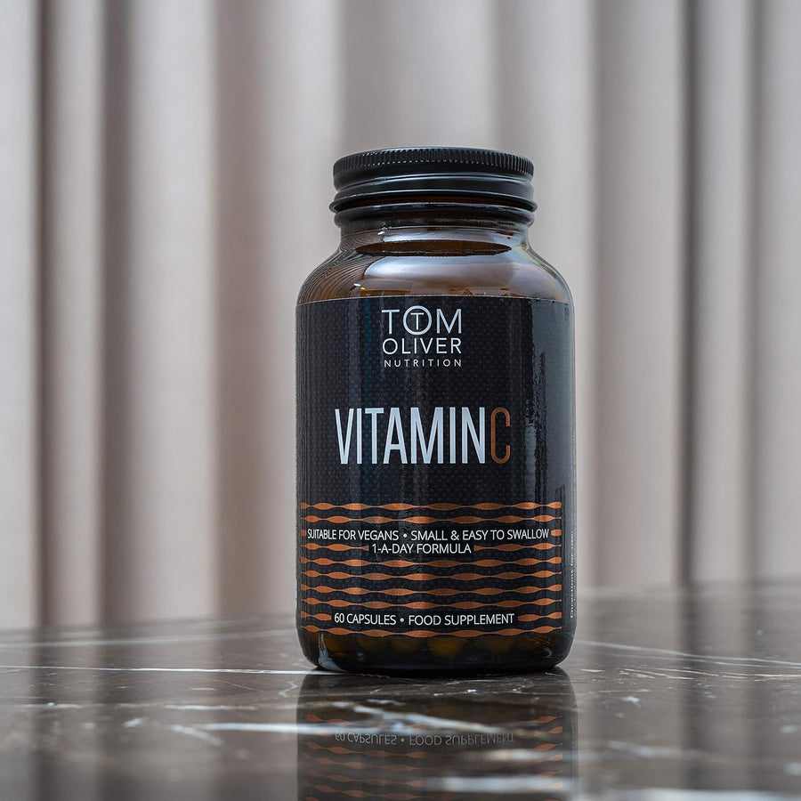 Tom Oliver Nutrition Vitamin C 1000mg (60 Capsules) - liquidation.store