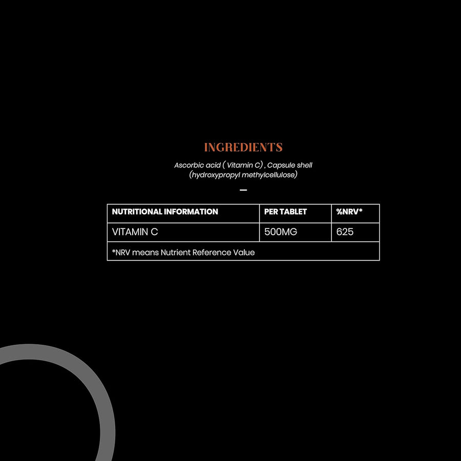 Tom Oliver Nutrition Vitamin C 1000mg (60 Capsules) - liquidation.store