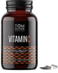 Tom Oliver Nutrition Vitamin C 1000mg (60 Capsules) - liquidation.store