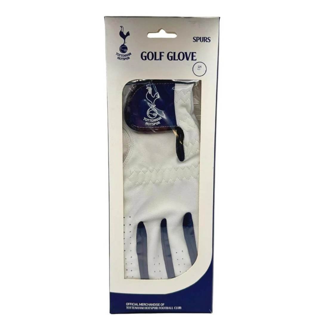 Tottenham Spurs Golf Glove Carbretta Leather - White (LH Medium) - liquidation.store