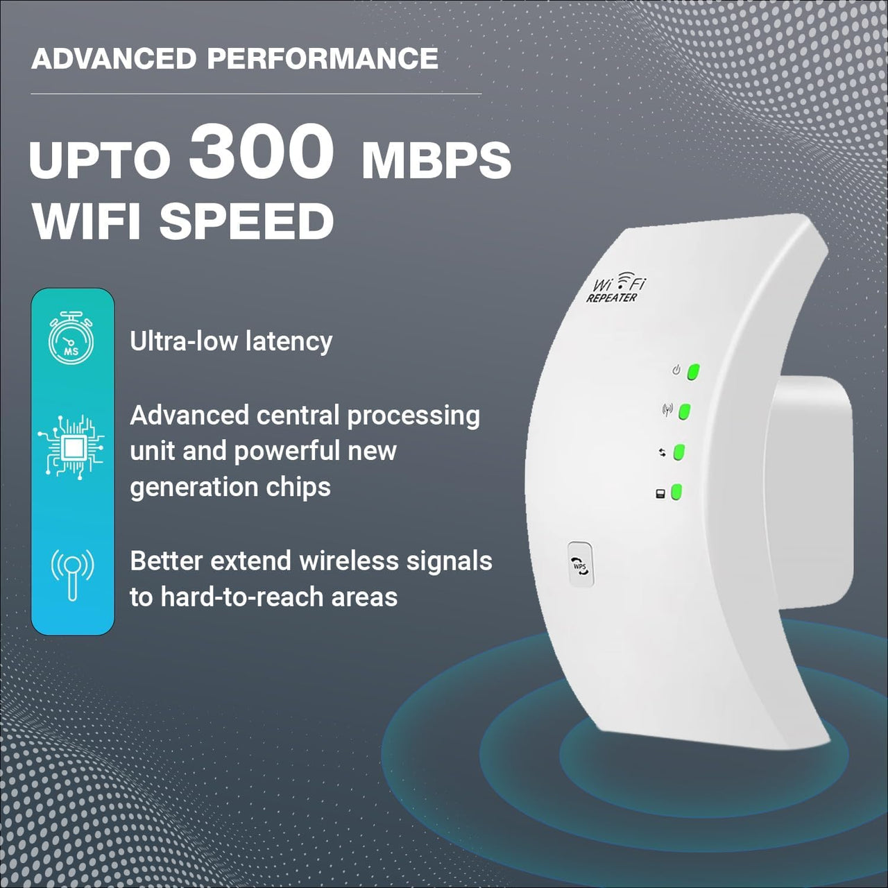 Trenzu WiFi Range Extender for Home/Office - 300Mbps Internet Booster - liquidation.store