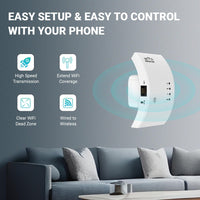 Thumbnail for Trenzu WiFi Range Extender for Home/Office - 300Mbps Internet Booster - liquidation.store
