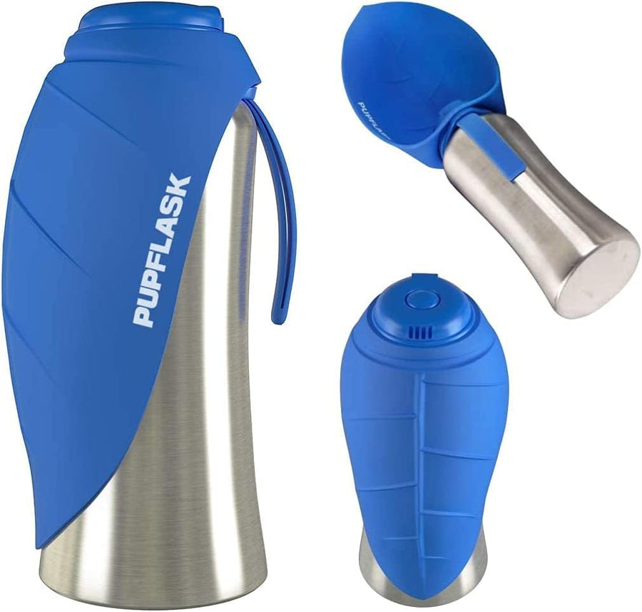 Tuff Pupper PupFlask Dog Water Bottle - 27OZ (Blue) - liquidation.store