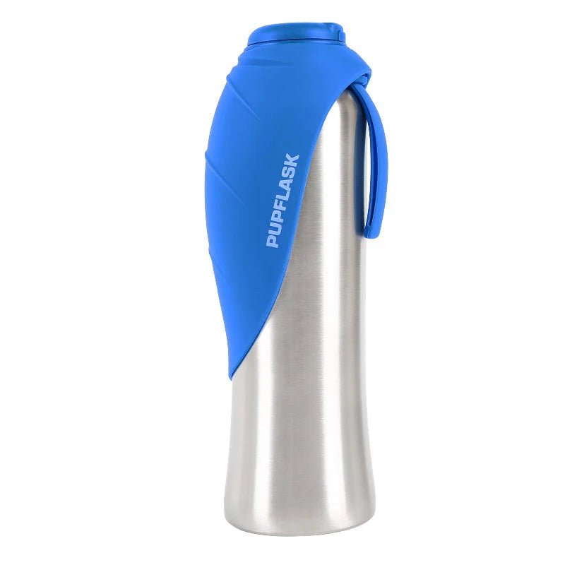 Tuff Pupper PupFlask Dog Water Bottle - 40oz (Blue) - liquidation.store