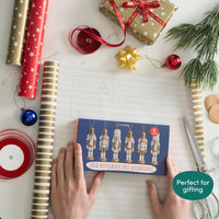 Twiddlers Gold Wooden Nutcracker Tree Decorations Set of 6 - liquidation.store