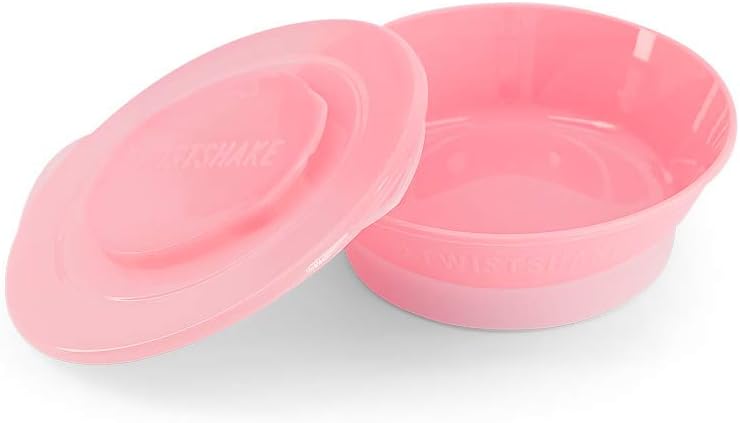 Twistshake Baby Bowl with Airtight Lid - Pink (6+M) - liquidation.store