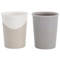 Thumbnail for Twistshake Baby Training Drink Cups 2 Pack - 170ml (Grey/White) - liquidation.store