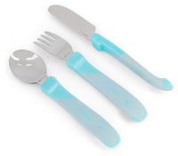 Thumbnail for Twistshake Cutlery Leanring Set - 12M+ (Blue) - liquidation.store
