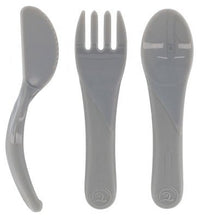 Thumbnail for Twistshake Cutlery Learning Set - 6M+ (Pastel Grey) - liquidation.store