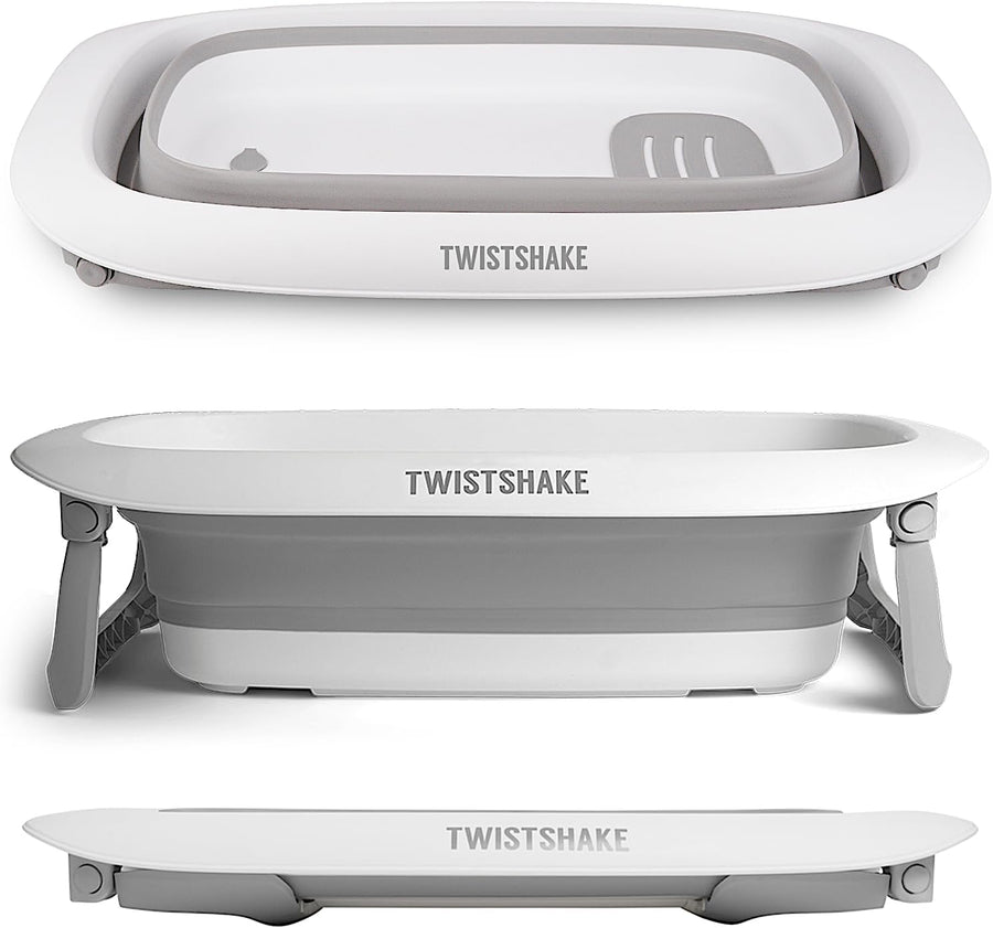 Twistshake Foldable & Non - Slip Baby Bath Tub - 0+ Months - liquidation.store